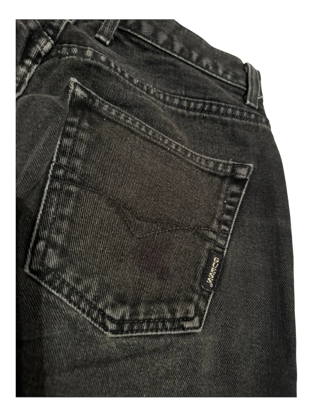 Vintage Late 80s / Early 90s GUESS Mom Jeans - Black Denim Size 29 High-Waisted‎